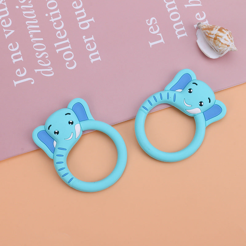Animal Silicone Teething Toy Bear Giraffe Elephant for Baby 3