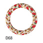 65mm Printed Silicone Beads Rings 29