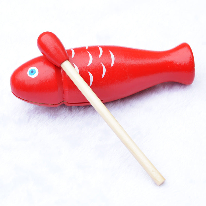Wooden Chinese Block Percussion Musical Instrument Educational Toy 6
