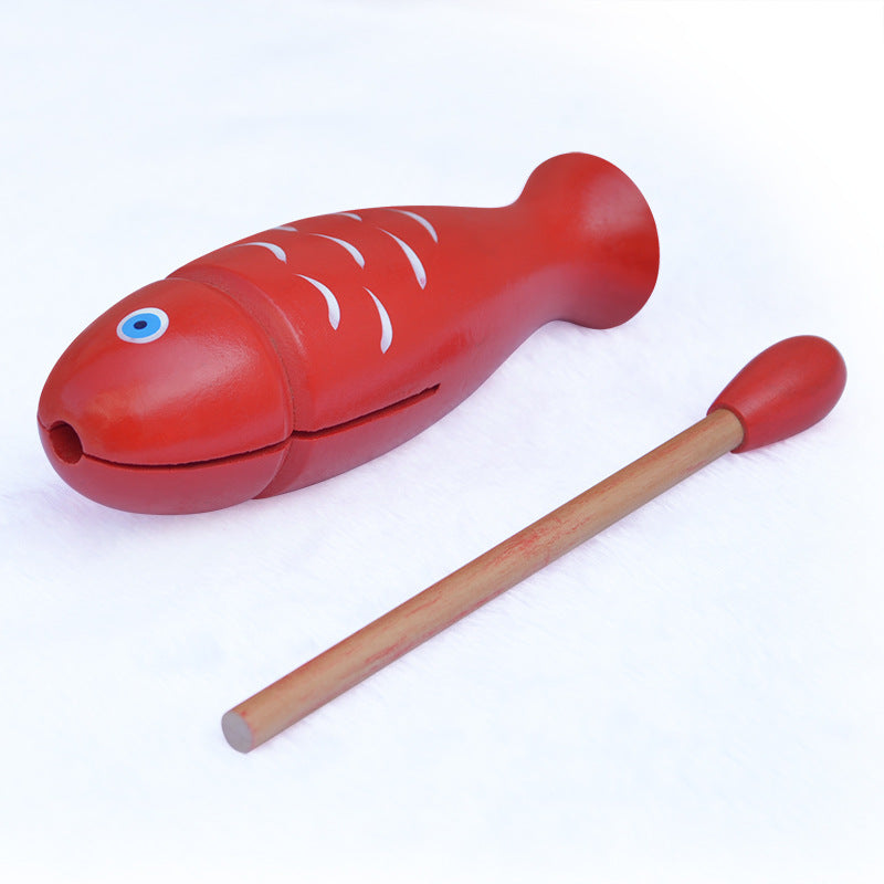 Wooden Chinese Block Percussion Musical Instrument Educational Toy 4