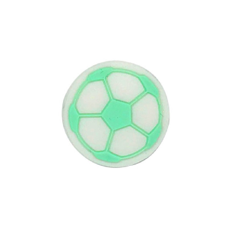 20pcs Silicone Focal Beads Football Round Detail 6