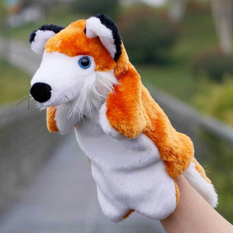 Plush Animal Hand Puppets Pretend Play Toy 25cm 21