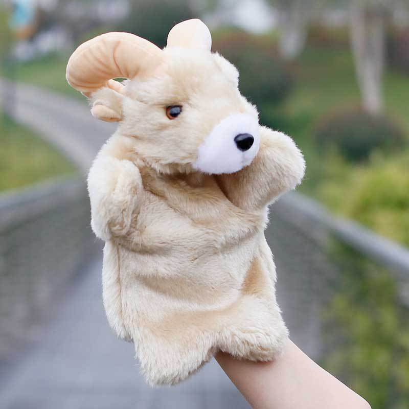 Plush Animal Hand Puppets Pretend Play Toy 25cm 32