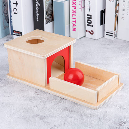 Wooden Montessori Toys Permanent Target Box for Toddlers 2