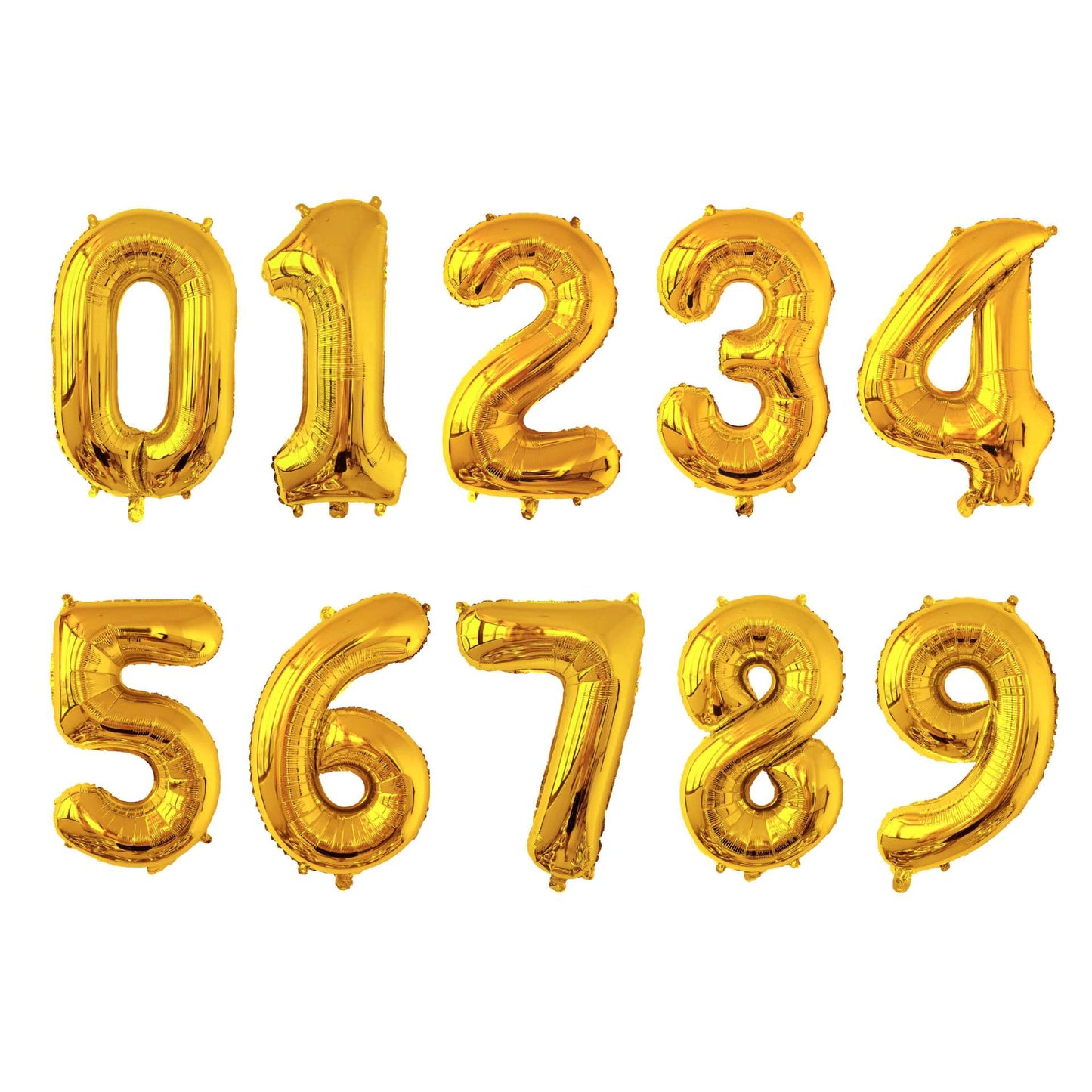 32-Inch Number Foil Balloons Party Decoration 5pcs 5