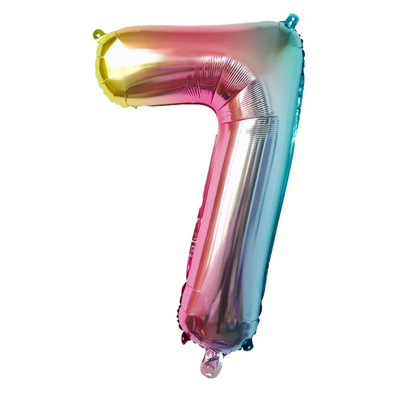 32-Inch Number Foil Balloons Party Decoration 5pcs 13