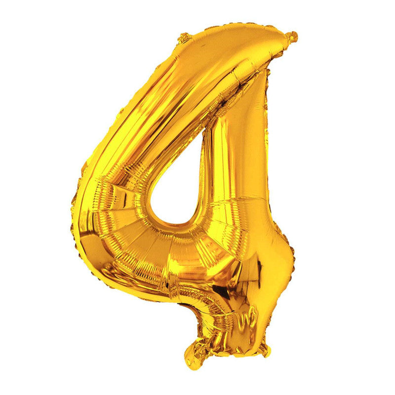 32-Inch Number Foil Balloons Party Decoration 5pcs 20