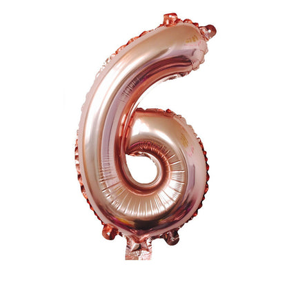 32-Inch Number Foil Balloons Party Decoration 5pcs 42