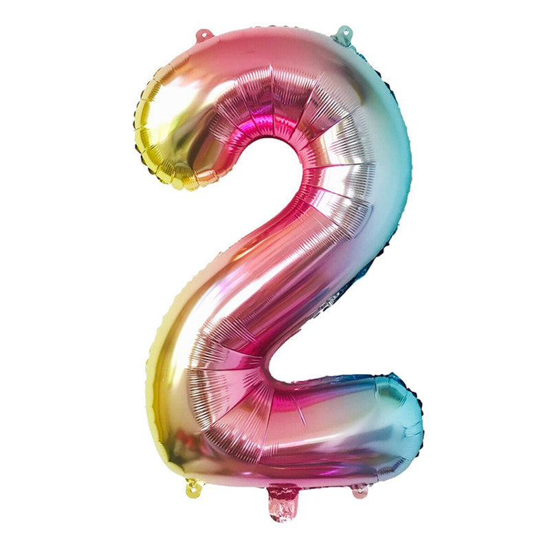 32-Inch Number Foil Balloons Party Decoration 5pcs 8