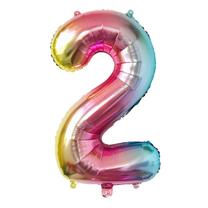 32-Inch Number Foil Balloons Party Decoration 5pcs 8