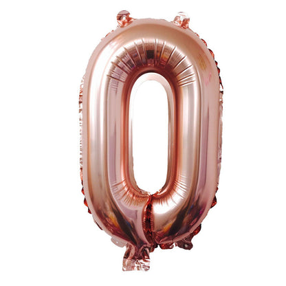 32-Inch Number Foil Balloons Party Decoration 5pcs 36