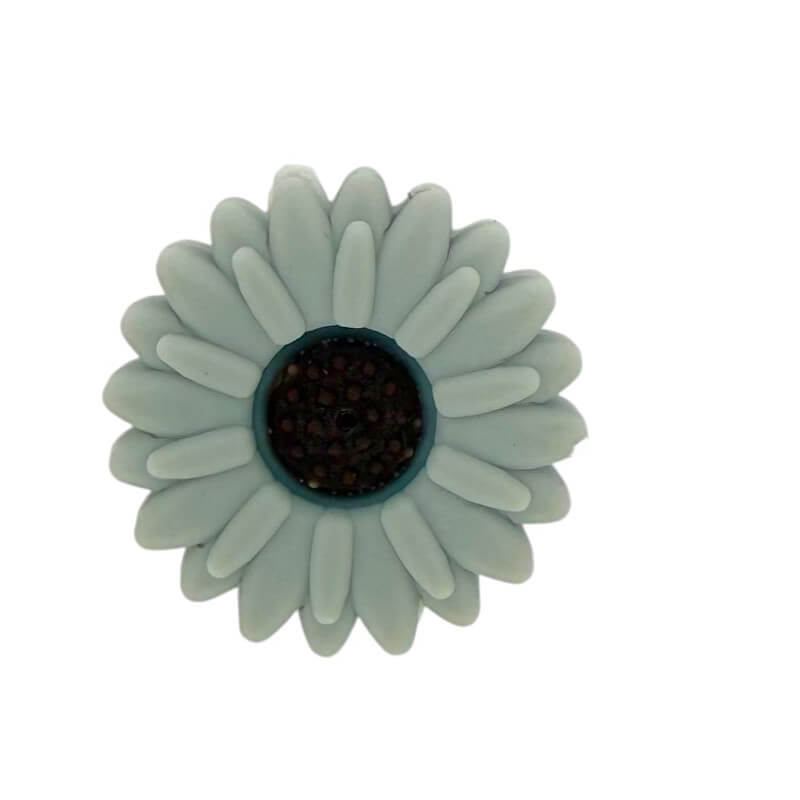 20Pcs Silicone Focal Beads Daisy Sunflower Front Facing Design 32