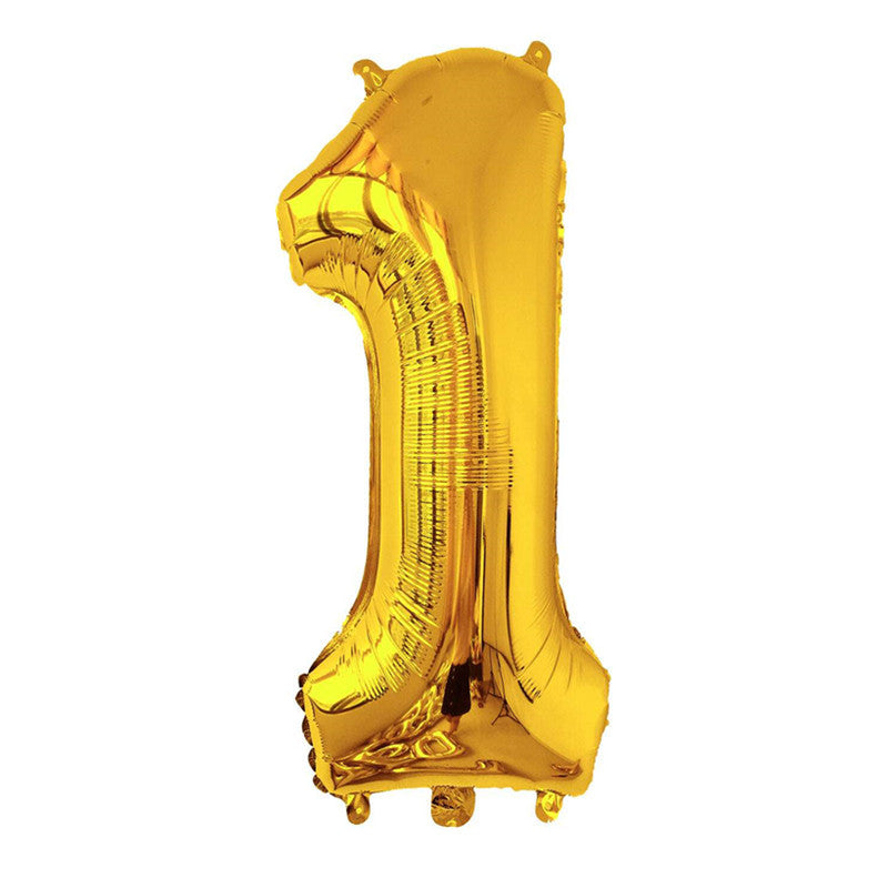 32-Inch Number Foil Balloons Party Decoration 5pcs 17
