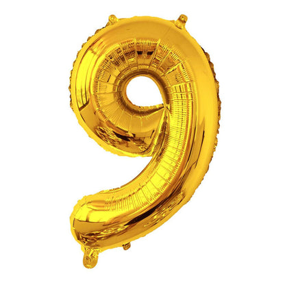 32-Inch Number Foil Balloons Party Decoration 5pcs 25