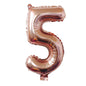 32-Inch Number Foil Balloons Party Decoration 5pcs 41