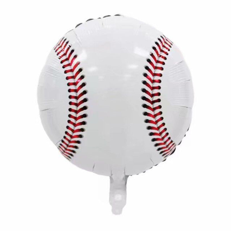 Sports Ball Foil Balloons Party Decoration Set 18 Inch 5pcs 11