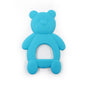 Silicone Bear Shaped Baby Teething Toy 9.2x6x0.6cm 10