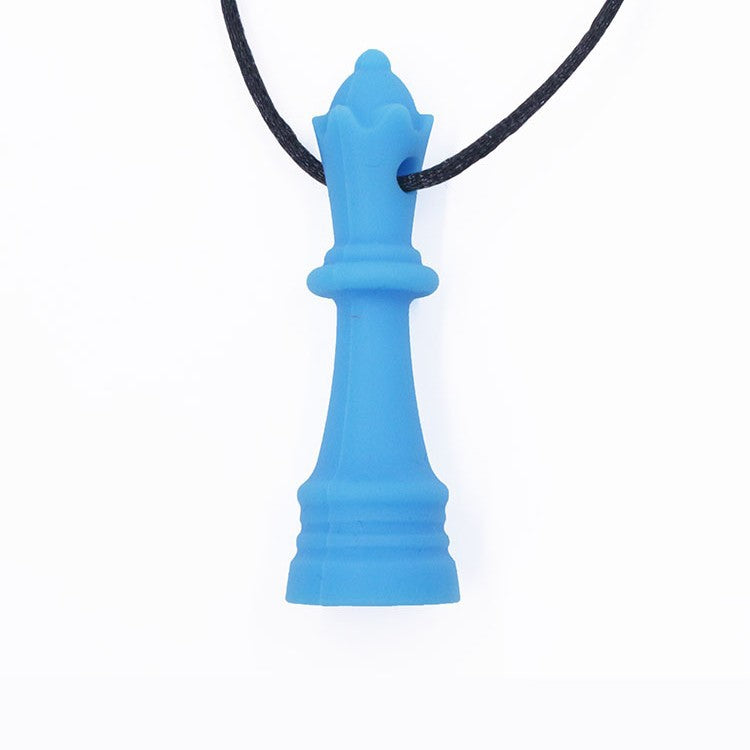 Silicone Teething Toy Crown Chess Piece Baby Teether 5