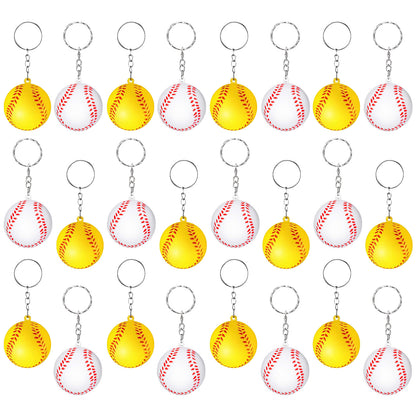 PU Squishy Sports Ball Keychain Sensory Stress Toy 4cm 5