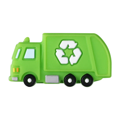 Silicone 3D Focal Beads Sanitation Series Recycling Bin and Cap Designs 19