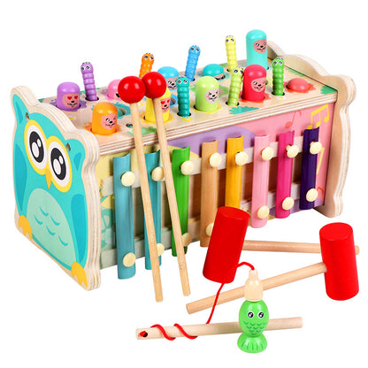 Wooden Multi-Function Montessori Toys for Toddlers 24.5cm 5