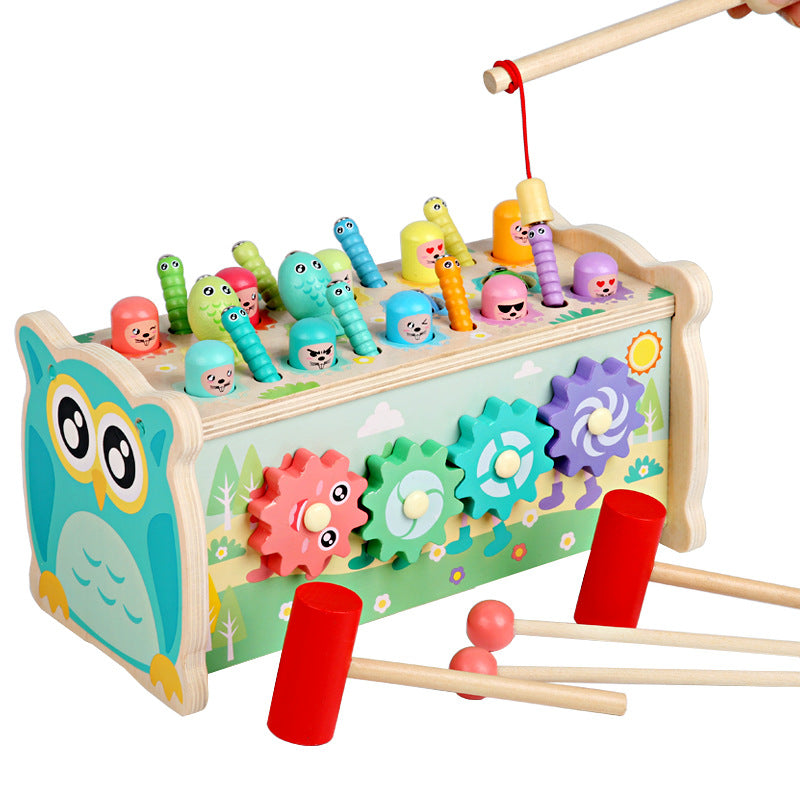 Wooden Multi-Function Montessori Toys for Toddlers 24.5cm
