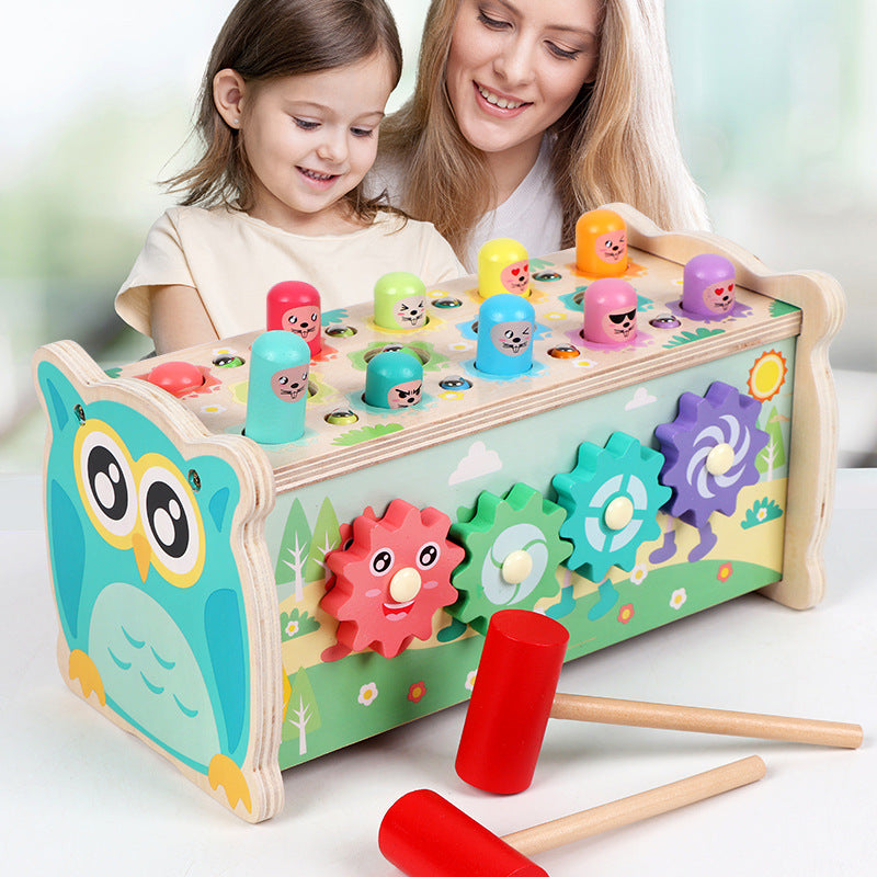 Wooden Multi-Function Montessori Toys for Toddlers 24.5cm 3