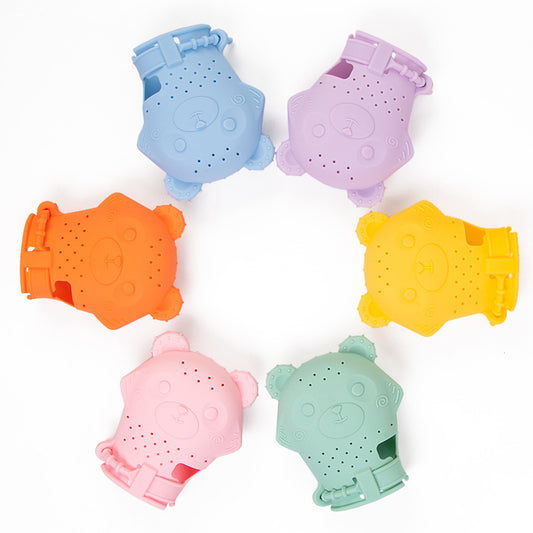Silicone Teething Mitten Baby Teether Glove for 3 Months and Up