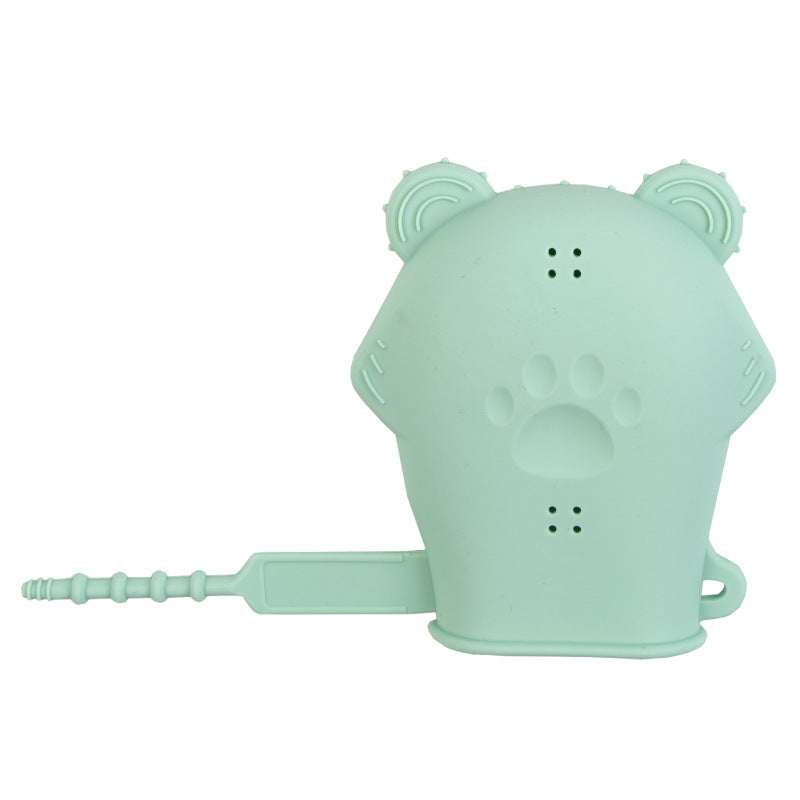 Silicone Teething Mitten Baby Teether Glove for 3 Months and Up 3
