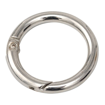 10Pcs 20mm Zinc Alloy Spring O Rings Jewelry Findings 2