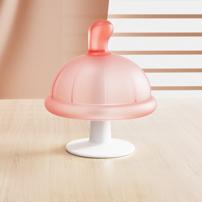 Silicone Mushroom Shaped Baby Teether Toy 82x72mm 7