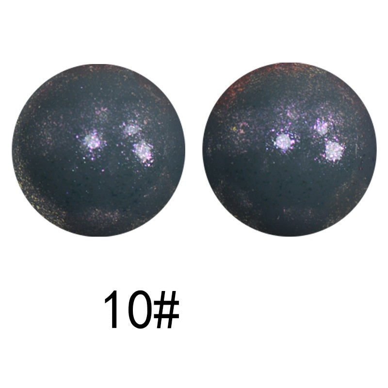 50pcs 15mm Color Changing Silicone Beads Glossy Finish 67