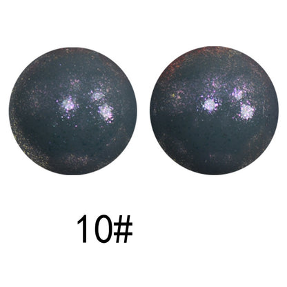 50pcs 15mm Color Changing Silicone Beads Glossy Finish 67