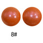 50pcs 15mm Color Changing Silicone Beads Glossy Finish 65