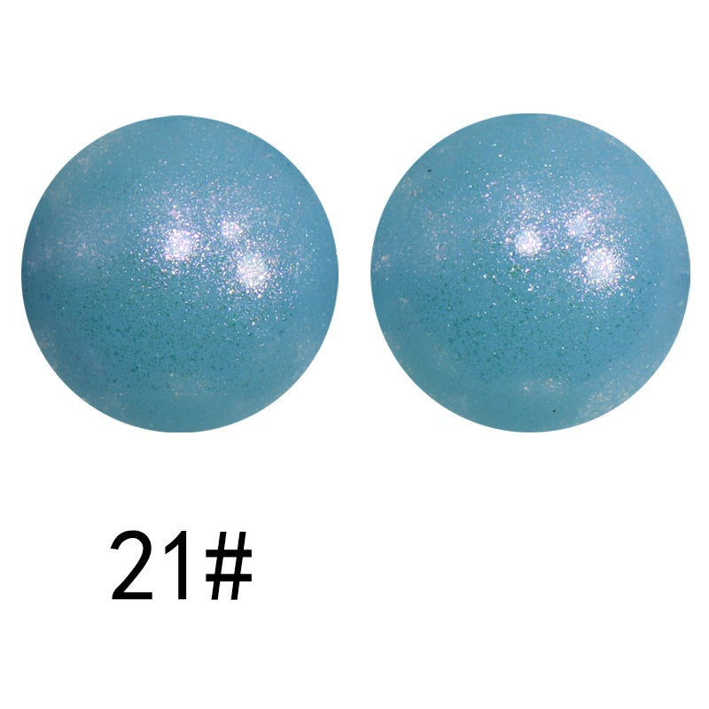 50pcs 15mm Color Changing Silicone Beads Glossy Finish 81