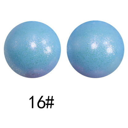 50pcs 15mm Color Changing Silicone Beads Glossy Finish 74