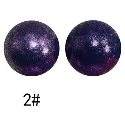 50pcs 15mm Color Changing Silicone Beads Glossy Finish 59