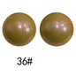 50pcs 15mm Color Changing Silicone Beads Glossy Finish 96