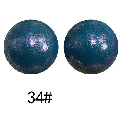 50pcs 15mm Color Changing Silicone Beads Glossy Finish 94