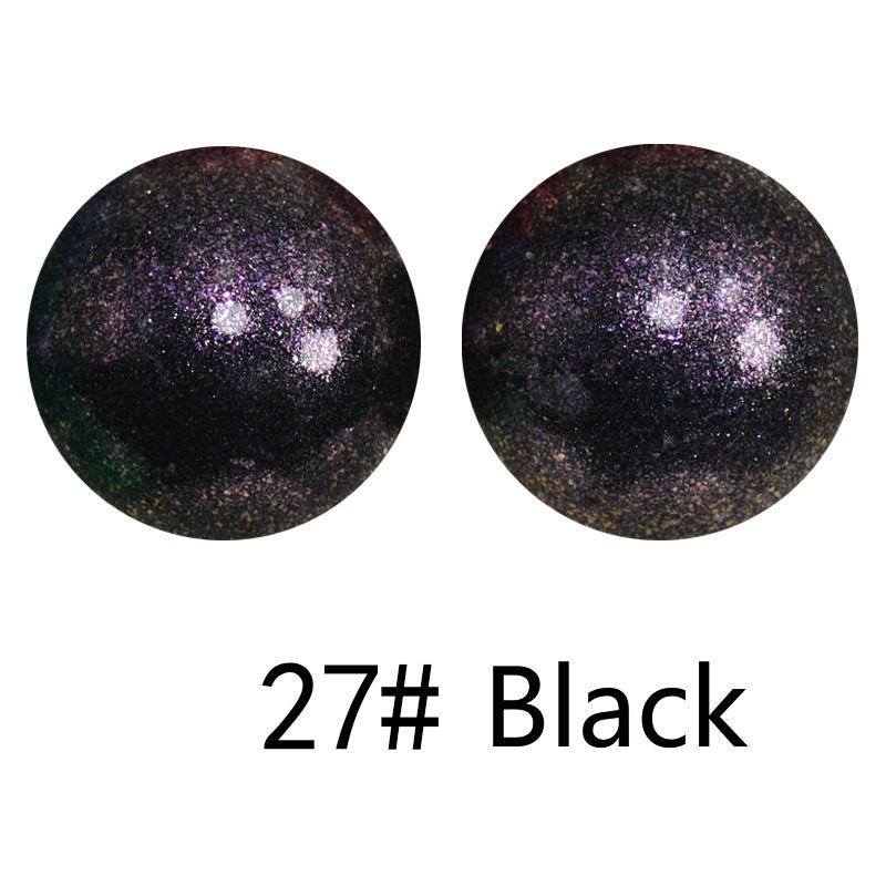 50pcs 15mm Color Changing Silicone Beads Glossy Finish 87