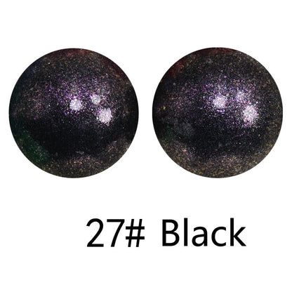 50pcs 15mm Color Changing Silicone Beads Glossy Finish 87
