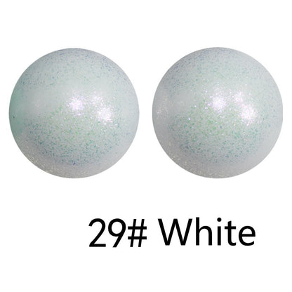 50pcs 15mm Color Changing Silicone Beads Glossy Finish 89