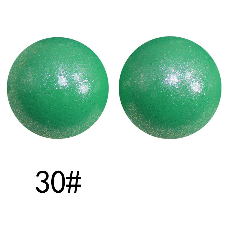 50pcs 15mm Color Changing Silicone Beads Glossy Finish 90