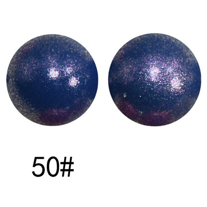 50pcs 15mm Color Changing Silicone Beads Glossy Finish 110