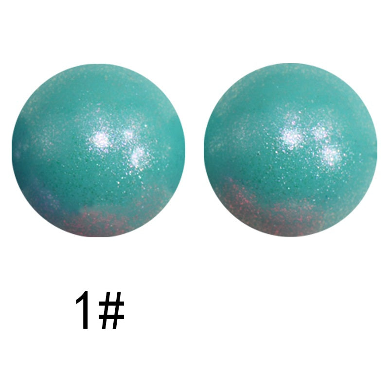 50pcs 15mm Color Changing Silicone Beads Glossy Finish 58