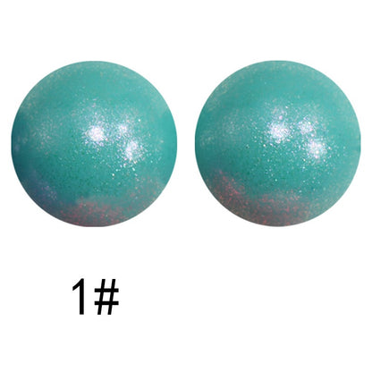 50pcs 15mm Color Changing Silicone Beads Glossy Finish 58