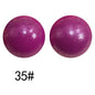 50pcs 15mm Color Changing Silicone Beads Glossy Finish 95