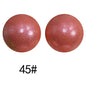 50pcs 15mm Color Changing Silicone Beads Glossy Finish 105