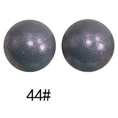 50pcs 15mm Color Changing Silicone Beads Glossy Finish 104