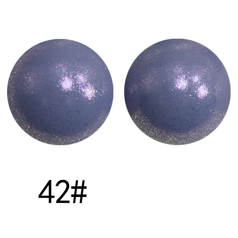 50pcs 15mm Color Changing Silicone Beads Glossy Finish 102